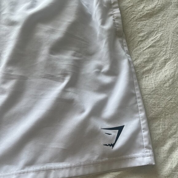 Men's White Gymshark Short XL - Picture 2 of 7